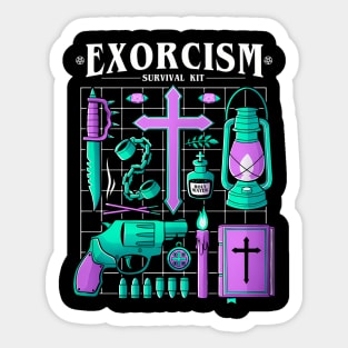 Exorcism Survival Kit Sticker